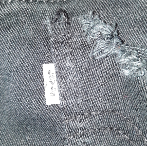 Levi's Strauss 710 Super Skinny Black Denim Jeans size 10 - Picture 9 of 13